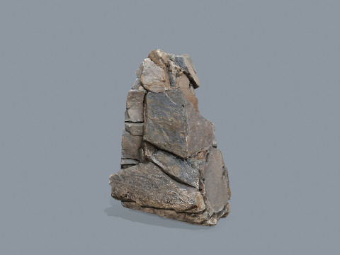 Cliff rocks 3D Model