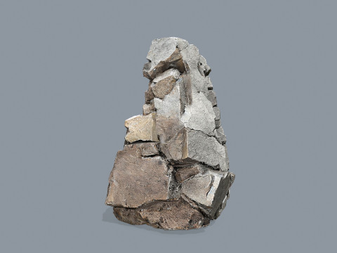 Cliff rocks 3D Model