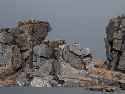 Desert rocks Modello 3D