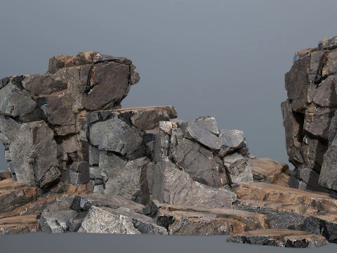 Desert rocks 3D Model