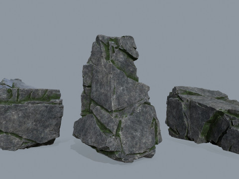 Cliff rocks Modello 3D