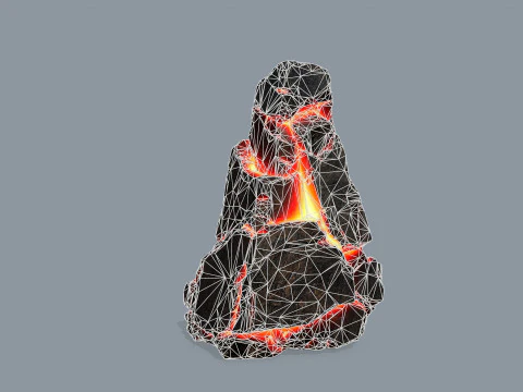 Lava rocks 3D Model