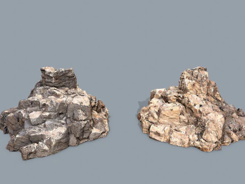 Arizona Desert Rocks 3D Model