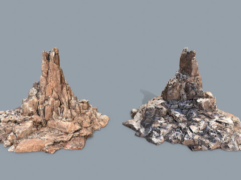 Arizona Desert Rocks 3D Model
