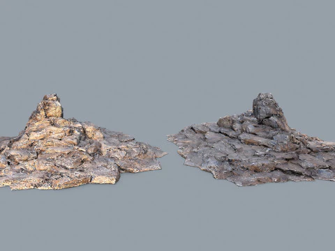 Arizona Desert Rocks 3D Model