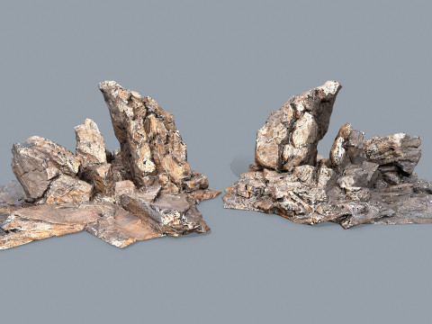 Arizona Desert Rocks 3D Model
