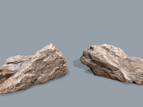 Arizona Desert Rocks 3D Model