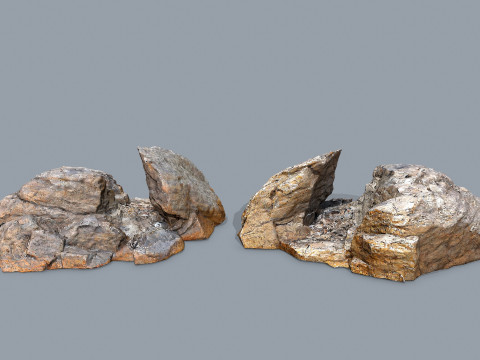Arizona Desert Rocks 3D Model