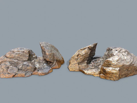 Arizona Desert Rocks 3D Model