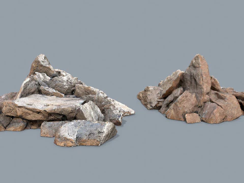 Arizona Desert Rocks 3D Model