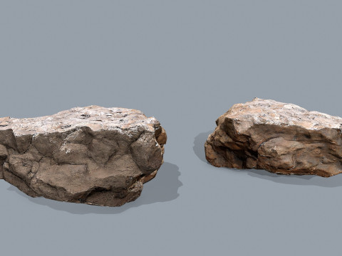 Arizona Desert Rocks 3D Model