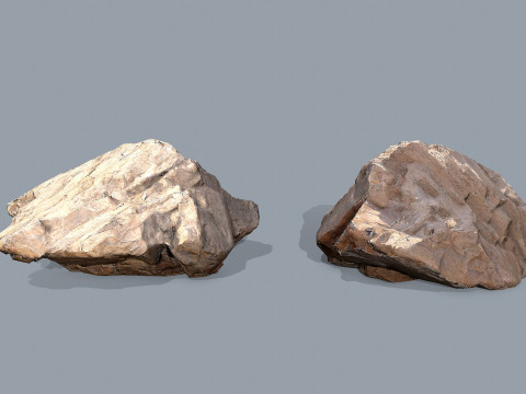 Arizona Desert Rocks 3D Model