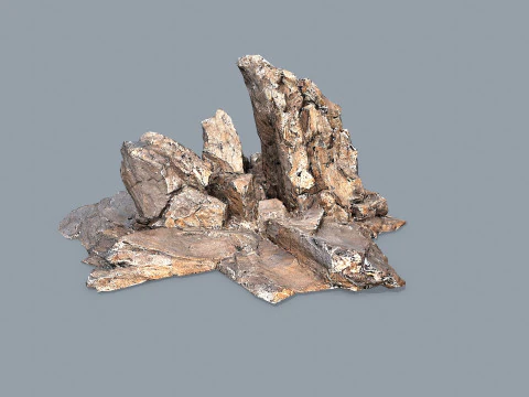 Arizona Desert Rocks 3D Model