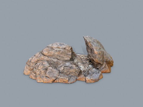 Arizona Desert Rocks 3D Model
