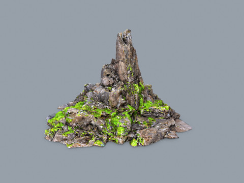 Cliff rocks 12 Modelo 3D