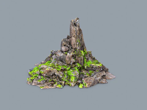Cliff rocks 12 3D Model