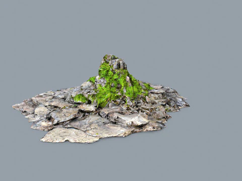 Cliff rocks 12 3D Model