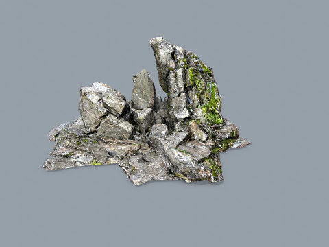 Cliff rocks 12 3D Model