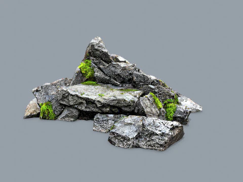 Cliff rocks 12 3D Model