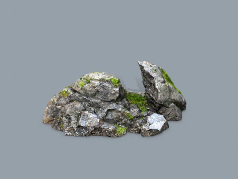 Cliff rocks 12 3D Model