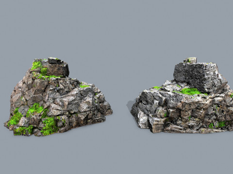 Cliff rocks 12 Modelo 3D