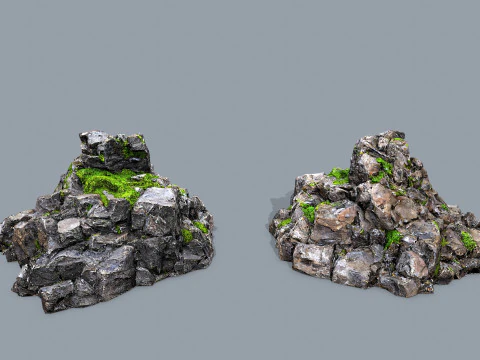 Cliff rocks 12 3D Model
