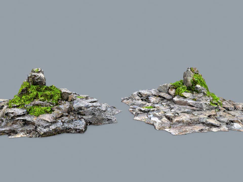 Cliff rocks 12 3D Model