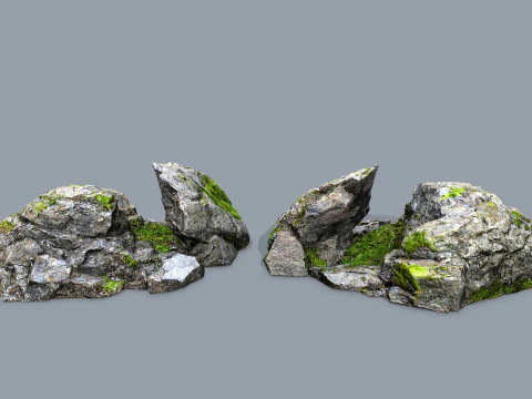 Cliff rocks 12 3D Model