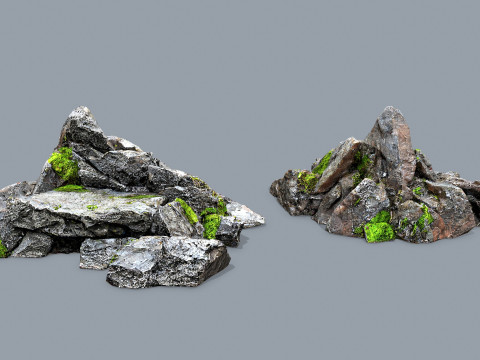 Cliff rocks 12 Modelo 3D