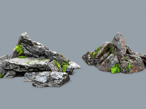 Cliff rocks 12 3D Model