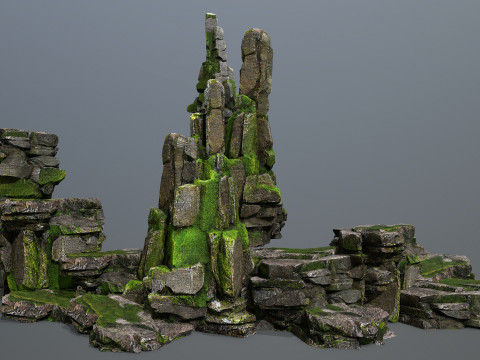 Cliff rocks 3D Модель