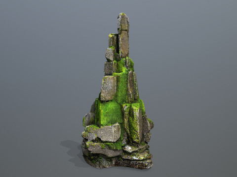 Cliff rocks 3D Model