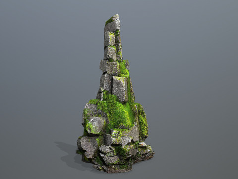 Cliff rocks 3D Model