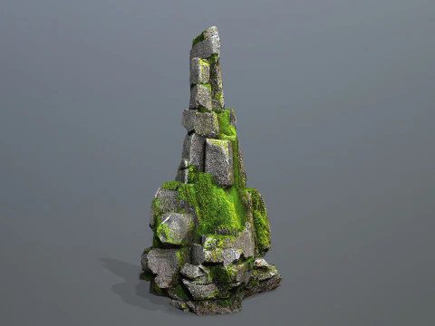 Cliff rocks 3D Model