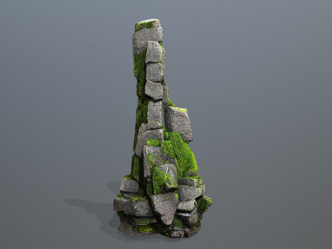 Cliff rocks 3D Model
