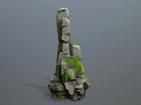 Cliff rocks 3D Model