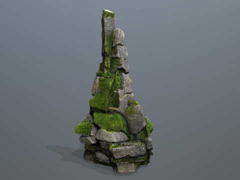 Cliff rocks 3D Model