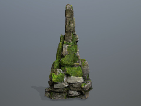 Cliff rocks 3D Model