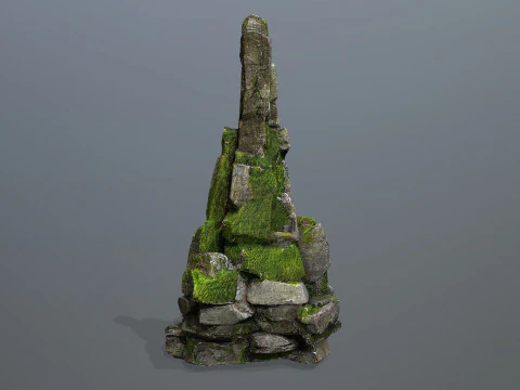 Cliff rocks 3D Model