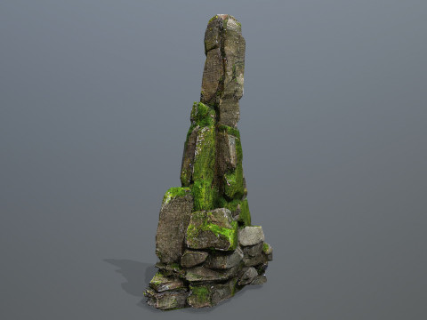 Cliff rocks 3D Model