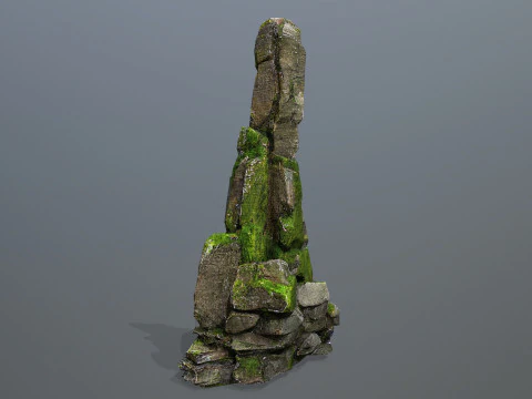 Cliff rocks 3D Model