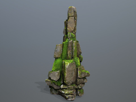 Cliff rocks 3D Model