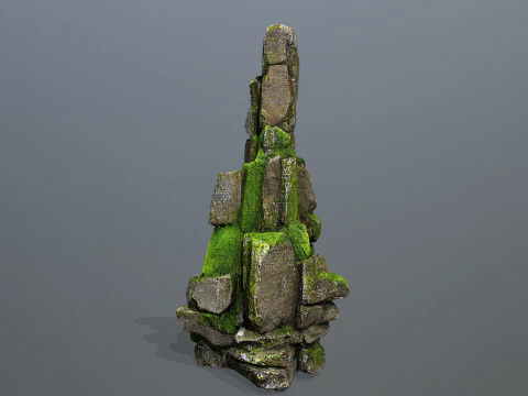 Cliff rocks 3D Model