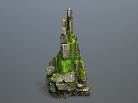 Cliff rocks 3D Model