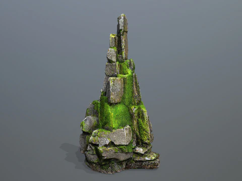 Cliff rocks 3D Model