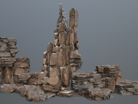 Desert rocks 20 3D मॉडल