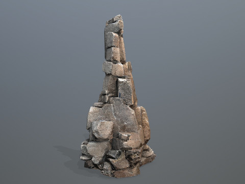 Desert rocks 20 3D Model