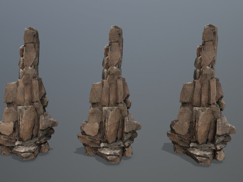 Desert rocks 20 3D Model