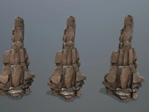Desert rocks 20 3D Model