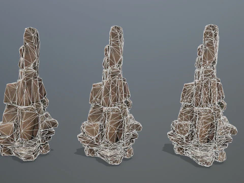 Desert rocks 20 3D Model